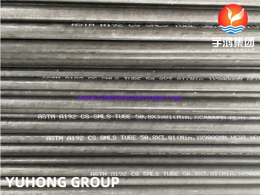 উচ্চ চাপ পরিষেবা জন্য বয়লার টিউব, ASTM A192, ASME SA192 সিউমলেস কার্বন ইস্পাত টিউব