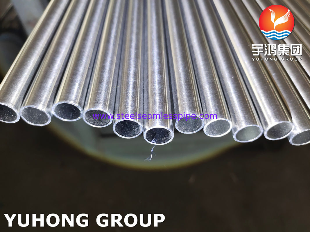 ASTM A269 / ASME SA269 TP316L স্টেইনলেস স্টিল ব্রাইট অ্যানিলড টিউব 320 গ্রিট পলিশ টিউব