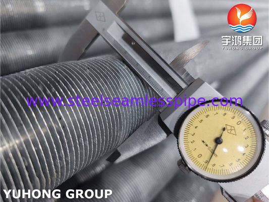 ASTM B338 Gr. 2 টাইটানিয়াম তাপ এক্সচেঞ্জার ফিন টিউব, স্পাইরাল এক্সট্রুড ফিন টিউব