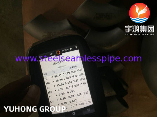 ASTM B366 UNS N10276 / Hastelloy C276 Elbow Hastelloy Steel Buttweld ফিটিং