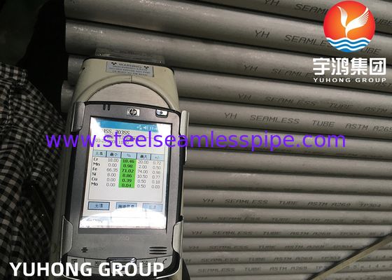 ASTM A269 TP304 TP304L TP316L SUS316L 1.4404 স্টেইনলেস স্টীল বিজোড় টিউব 6M , বয়লার হিট এক্সচেঞ্জার টিউব