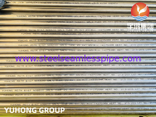 ASTM B 167 / ASME SB 167 / ASTM B 163 / ASME SB 163 Inconel Alloy 600 (NO6600, 2.4816) বিজোড় টিউব