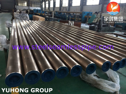 বিজোড় কপার অ্যালয় টিউব DIN 86019 B466 CuNi10Fe1.6Mn C70600