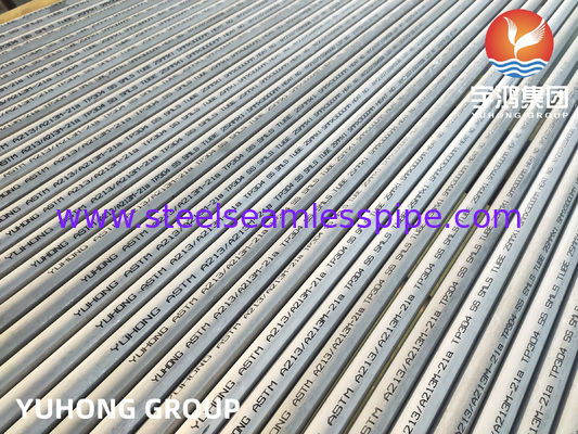 এএসটিএম এ২১৩ টিপি৩০৪ স্টেইনলেস স্টীল সিউমলেস টিউব পিচড অ্যান্ড অ্যানিলড হিট এক্সচেঞ্জার এবং বয়লারের জন্য