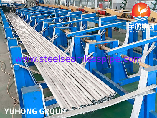 ASTM A213 TP304L ঠান্ডা টানা ক্ষয়রোধী স্টেইনলেস স্টিল সীমলেস হিট এক্সচেঞ্জার টিউব