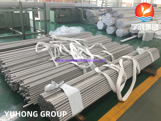 ASTM A213 TP310S স্টেইনলেস স্টীল বিজোড় টিউব হিট এক্সচেঞ্জার এবং বয়লারের জন্য আচার