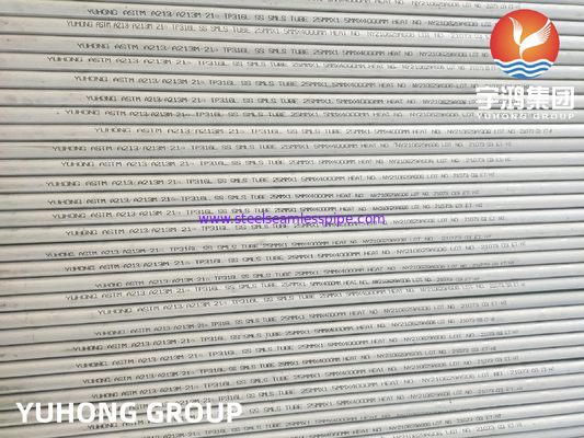 ASTM A213 TP316L স্টেইনলেস স্টীল বিজোড় টিউব হিট এক্সচেঞ্জার এবং বয়লারের জন্য কোল্ড টানা