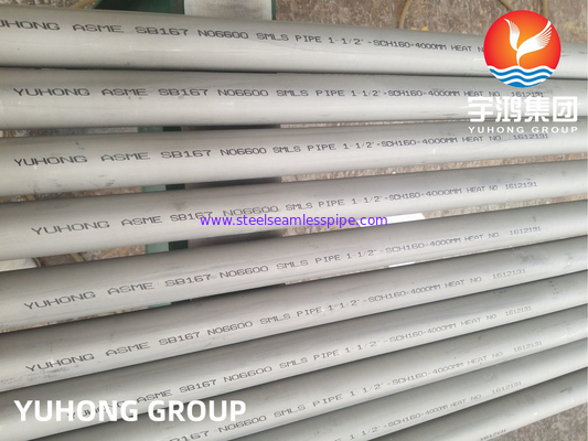 নিকেল বিজোড় টিউব ASME SB167 অ্যালয় 600 রাসায়নিক প্রক্রিয়াকরণ মহাকাশ