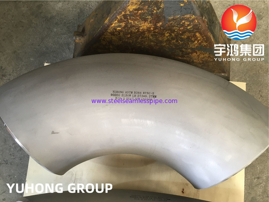 মোনেল 400 পাইপ ফিটিং ASTM B366 WPNC বিজোড় 90DEG। এলআর কনুই