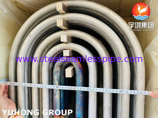 বয়লার ইউ টিউব ASTM A213 TP304 / 304L SS সিমলেস ইউ বেন্ড টিউব