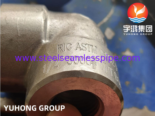 এএসটিএম এ 182 এফ 53 জাল কনুই 90deg এনপিটি 3000 # 1/2 '' টু 4 '' এএসএমই বি 16.11