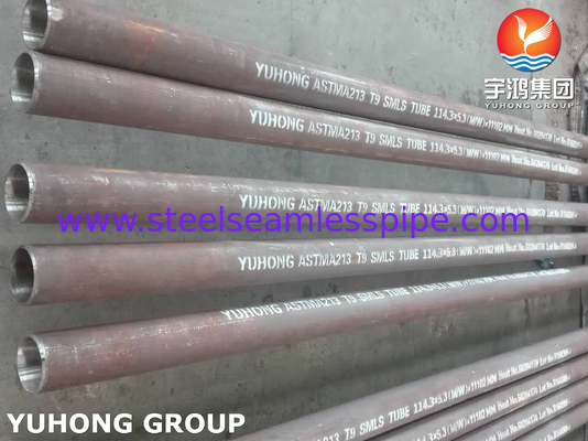মিশ্র ইস্পাত বিজোড় টিউব ASME / ASTM A213 T1, T11, T12, T2, T22, T23, T5, T9, T91, T92,1 ", 2.11 মিমি