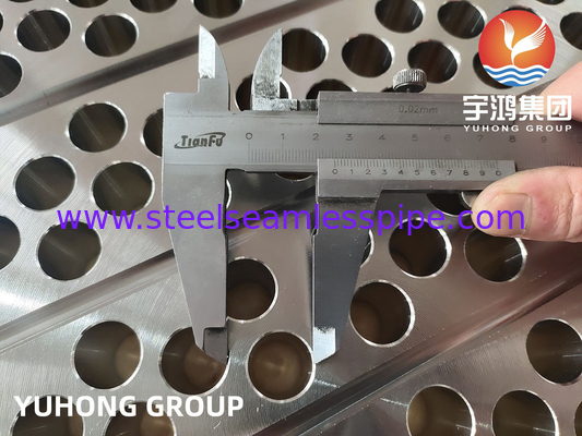 ASTM A182 / ASME SA182 F316L স্টেইনলেস স্টীল টিউব শীট তাপ এক্সচেঞ্জার পার্ট