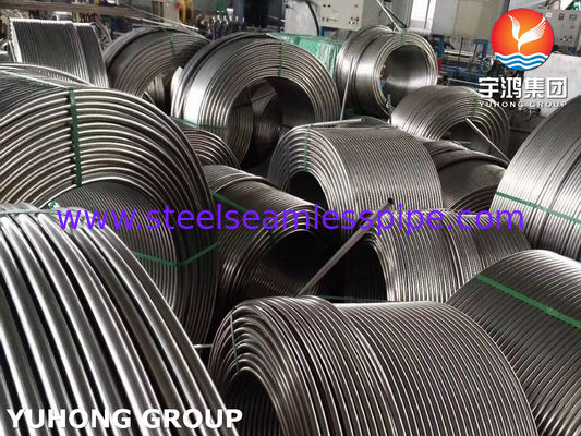 তাপ বিনিময়কারীর জন্য ASTM A269 TP316L স্টেইনলেস স্টিল সীমলেস কয়েল টিউব