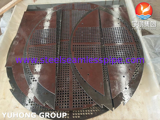ASME SA516 GR.70N তাপ এক্সচেঞ্জার অ্যাপ্লিকেশনের জন্য ডাবল সেগমেন্টাল বেফেল