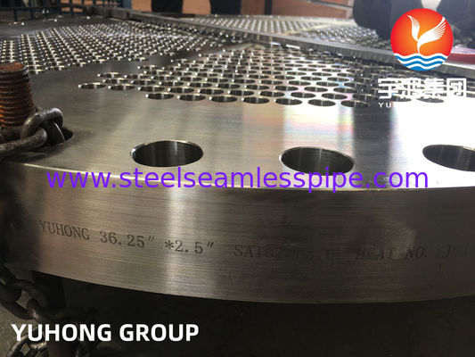 তাপ এক্সচেঞ্জারের যন্ত্রাংশ, এএসটিএম A182 F316L, 1.4404 স্টেইনলেস স্টীল কাঠামোগত টিউব শীট