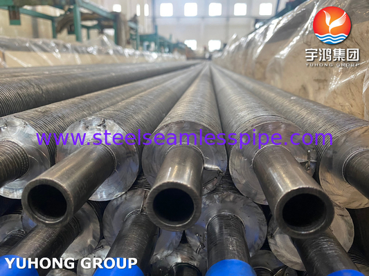 ASME SA210 Gr A1 সিউমলেস টিউব Al1060 অ্যালুমিনিয়াম ফিন এমবেডেড জি টাইপ ফিন টিউব তেল ও গ্যাস শিল্পের জন্য