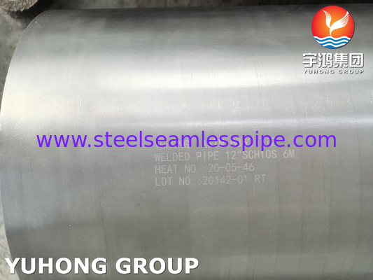 ASTM B862 Ti2 টাইটানিয়াম ঢালাই করা পাইপ তাপ এক্সচেঞ্জারের জন্য