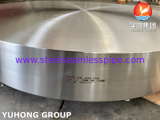 ASME SA965 F304 ডিস্ক এবং SA266 GR.2 রিং জন্য তাপ এক্সচেঞ্জার অংশ