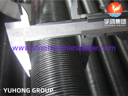 অ্যালুমিনিয়াম Al1060 সহ এমবেডেড G টাইপ ফিনড টিউব ASME SA210 Gr.A1 সিউমলেস টিউব