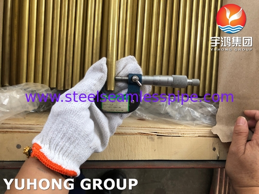 ASTM B111 UNS C68700 CuZn20Al2 অ্যালুমিনিয়াম ব্রাস টিউব