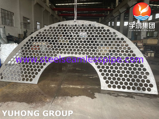 ASTM A182 স্টেইনলেস স্টীল চাপের পাত্রে ব্যফেল