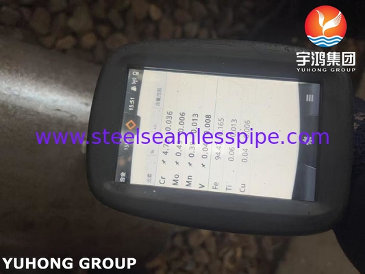 এএসটিএম এ৩৩৫ / এএসটিএম এসএ৩৩৫ পি৫ উচ্চ তাপমাত্রা সেবা জন্য নিকেল খাদ পাইপ seamless