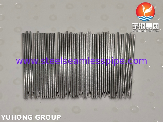 ISO9626 SUS304 21G মেডিকেল স্টেইনলেস স্টীল ভেনোস ইনজেকশন ইগল টিউব ট্রিপল বেভেলড পয়েন্ট