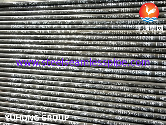 ASME SA210 গ্রেড A1 কার্বন ইস্পাত সিউমলেস বয়লার টিউব এবং সুপারহিটার টিউব