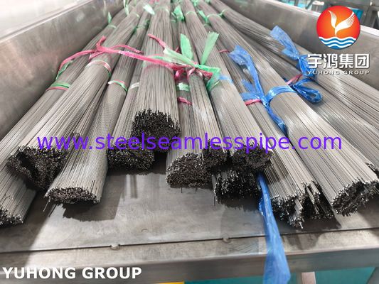 SUS304 SUS316L স্টেইনলেস স্টীল ক্যাপিলারি মেডিকেল টিউব ফর সিরিংস ক্যাথেটার ISO9626
