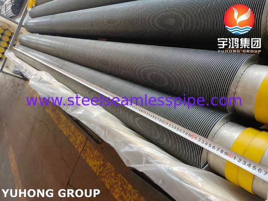 ASTM A376 TP347H তাপ এক্সচেঞ্জার এবং বয়লারের জন্য সলিড ফিন টিউব