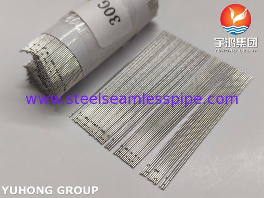 SUS304 30G ডেন্টাল রুট ক্যানাল ইরিগেশন সূঁচ টিউব, ডাবল সাইড ভেন্টেড টিপ