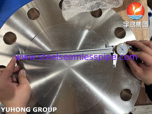 ASTM A182 F51 ডুপ্লেক্স ২২৫ ফোর্জড ব্লাইন্ড আরএফ ফ্ল্যাঞ্জ, তেল ও গ্যাসের জন্য উচ্চ শক্তি, ক্ষয়রোধী