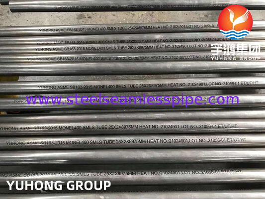ASTM B163 নিকেল অ্যালয় টিউব সিমলেস টিউব মোনেল ৪০০ হিট এক্সচেঞ্জার কনডেনসার অ্যাপ্লিকেশন
