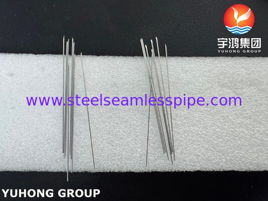 SUS304 26G মেডিকেল গ্রেড স্টেইনলেস স্টীল ব্যাক কাট নিডল টিউব ইএমজি সূঁচের জন্য ISO9626