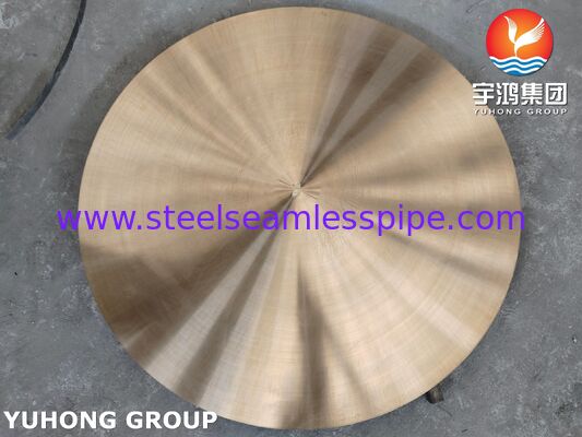 ASME SB171 UNS C46400 নৌবাহিনীর ব্রাস প্লেট কাঠামোগত ফাঁকা বৃত্ত তামা খাদ কাঠামো ডিস্ক