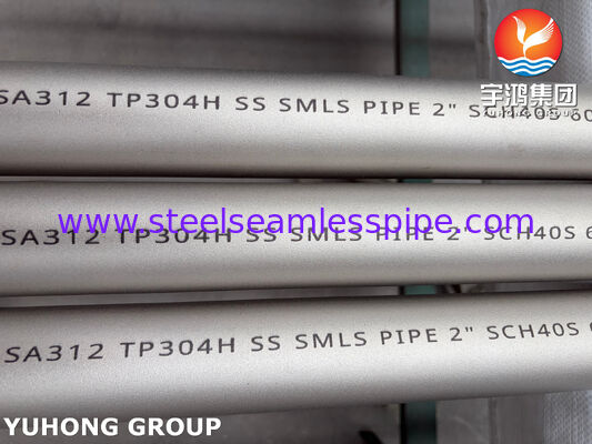 রাসায়নিক এবং শিল্প প্রয়োগের জন্য ASTM A312 TP304H 304L স্টেইনলেস স্টিল সিমলেস পাইপ