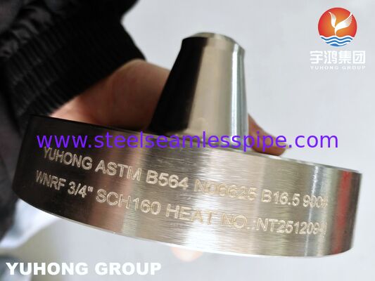 ASTM B564 ইনকোনেল ৬২৫ নিকেল অ্যালয় ওয়েল্ডিং নেক রেইজড ফেস ক্ষয়রোধী ফ্ল্যাঞ্জ