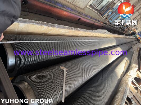 HRSG ইকোনোমাইজারদের জন্য ASTM A335 P22 সেরেটেড ফিনড টিউব