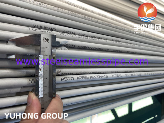 রাসায়নিক প্রক্রিয়াকরণের জন্য ASTM A269 TP304L স্টেইনলেস স্টিল সীমলেস পাইপ