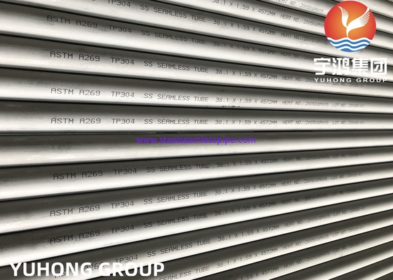 ASTM A269 TP304 TP304L TP316L SUS316L 1.4404 স্টেইনলেস স্টীল বিজোড় টিউব 6M , বয়লার হিট এক্সচেঞ্জার টিউব