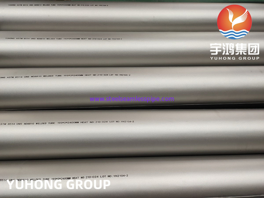 B514 INCOLOY 800H WELDED PIPE UNS N08810 নিকেল-আয়রন-ক্রোমিয়াম খাদ