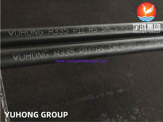 ASTM A335 / ASME SA335 অ্যালয় স্টিল সিমলেস টিউব P11 / P12 / P22 / P5 /P9 / P91 / P92 সাইজ 1/2