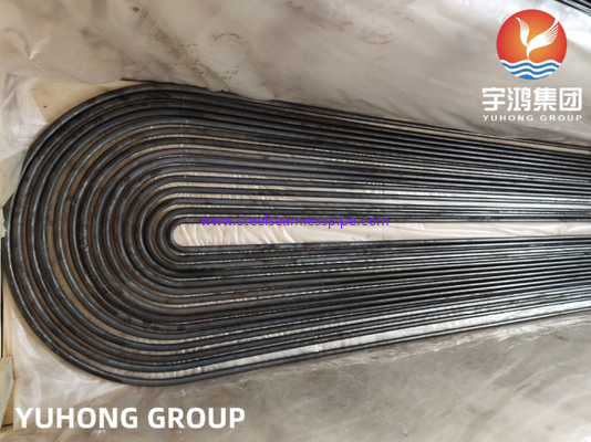 ASTM A179/ ASME SA179 কার্বন স্টিল সিমলেস ইউ বেন্ড বয়লার টিউব (কালো পেইন্টিং/কোল্ড ড্রোন)