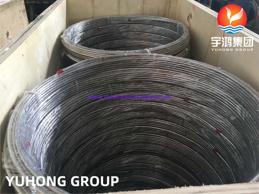 ASTM A269 TP316L কোল্ড টানা স্টেইনলেস স্টীল বিজোড় কয়েল টিউব স্পষ্টতা উজ্জ্বল অ্যানিলড
